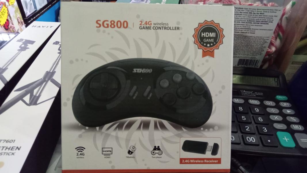 CONSOLA SG800 CAJA BLANCO Y NARANJA