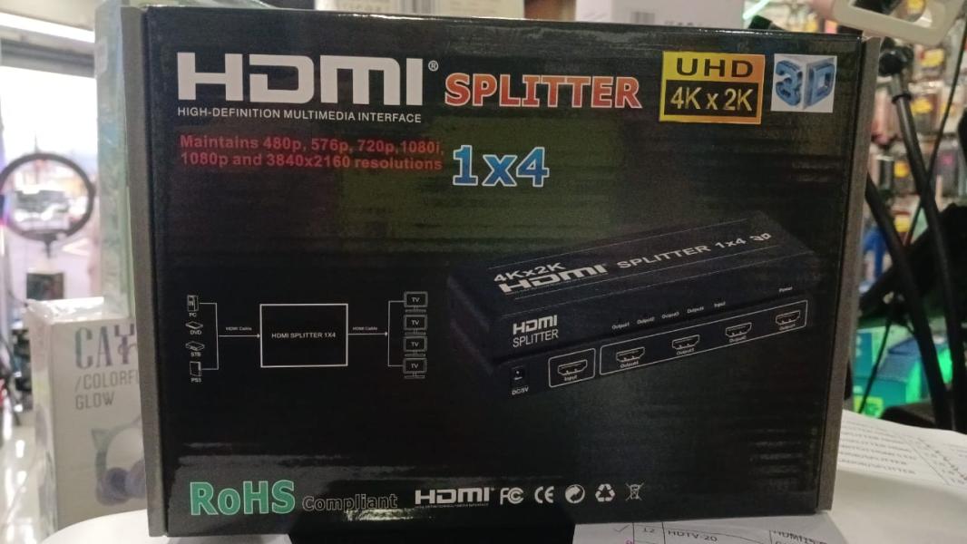 SPLITTER HDMI 1 X 4 4K FC 8824K