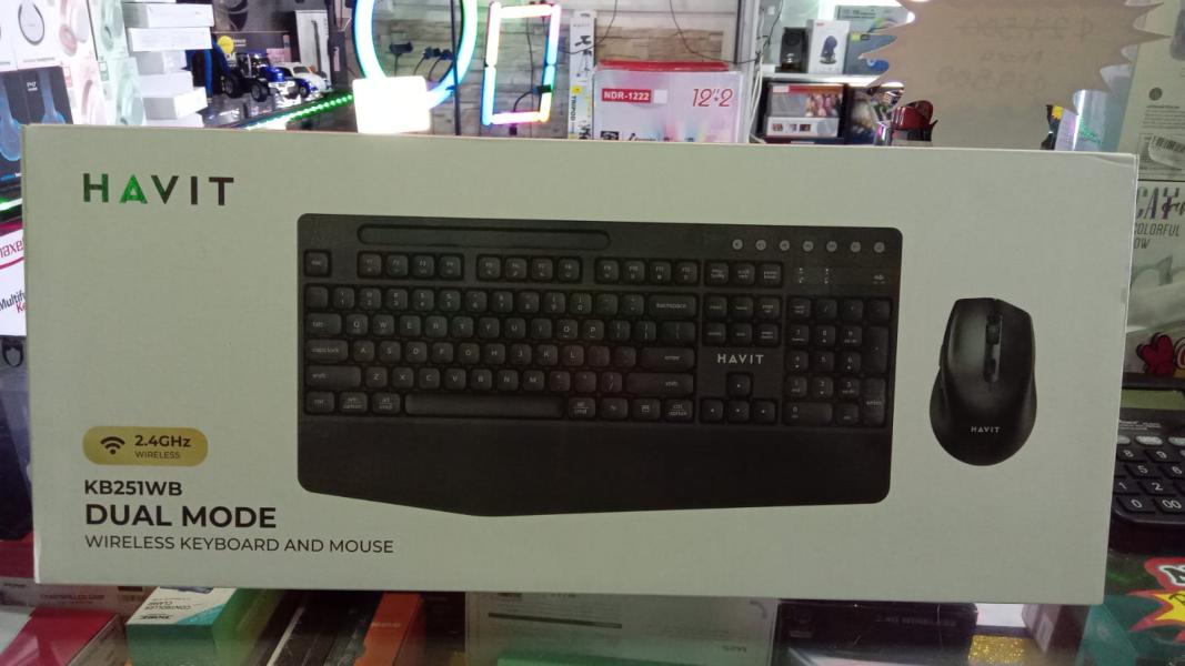 TECLADO Y MOUSE HAVIT KB251WD