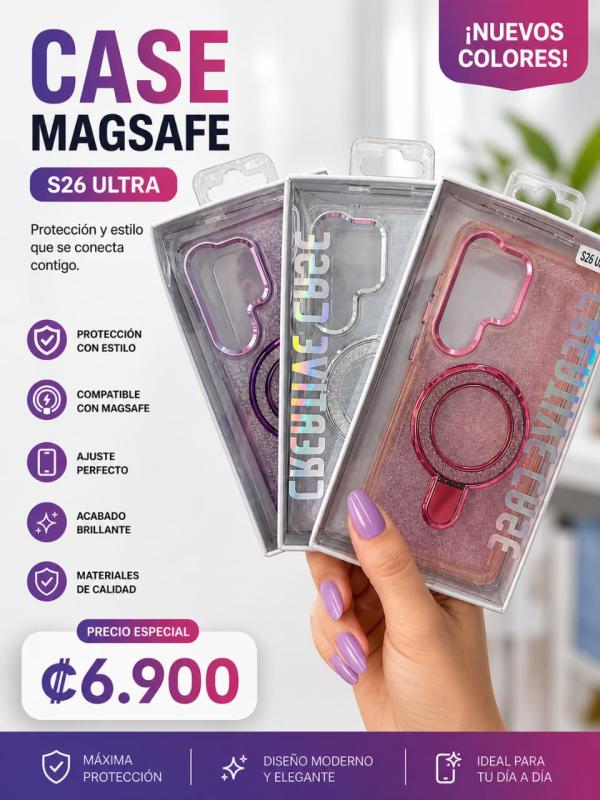 ESTUCHE SAMSUNG S26 PLUS ESCARCHADO POP SOKET